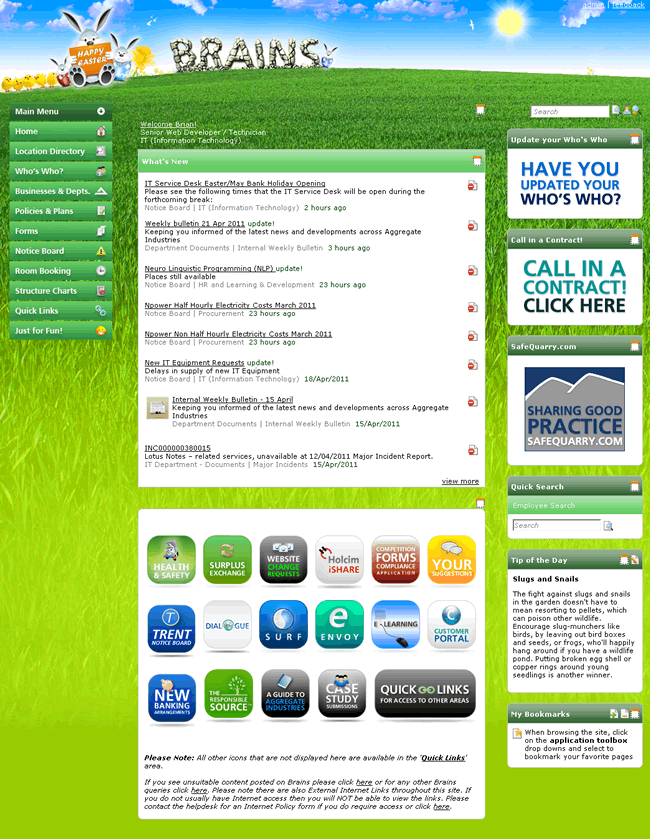 My Beautiful Intranet 2011
