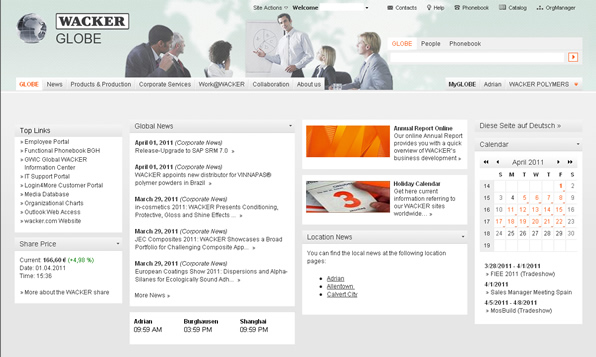 My Beautiful Intranet 2011